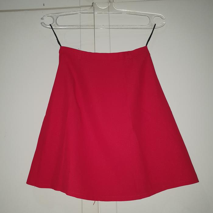 thrift mini skirt, merk miss shop, size small