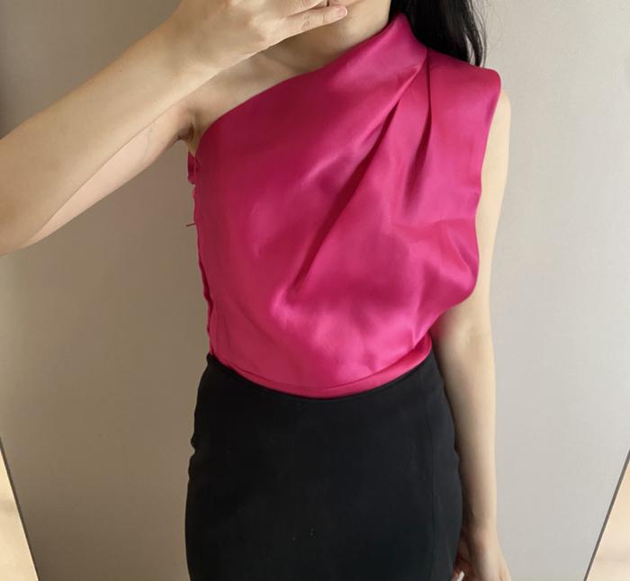 Preloved Baju Pakaian Atasan Top VIRGINIA CHOO Fashion Wanita Blouse