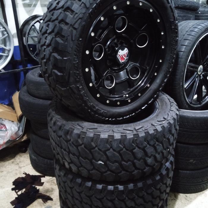 Velg racing mobil pajero fortuner R29x9 pcd 6x139 Et12 ban 285/50/20MT