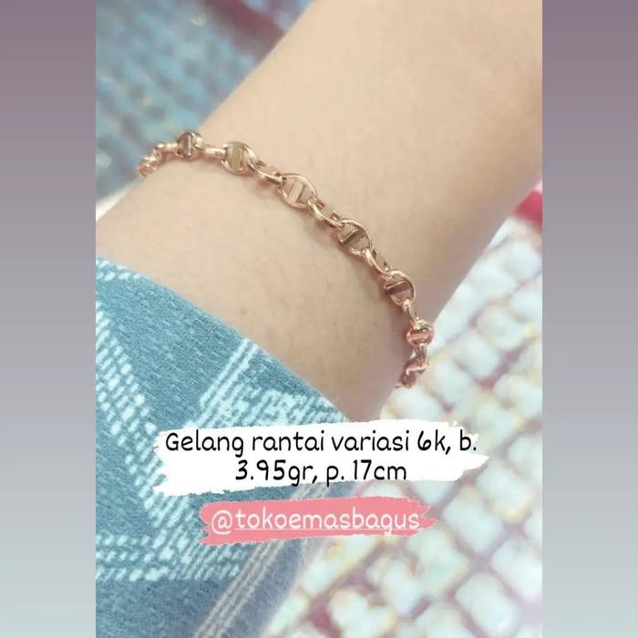Gelang tangan rantai emas gelang dewasa remaja
