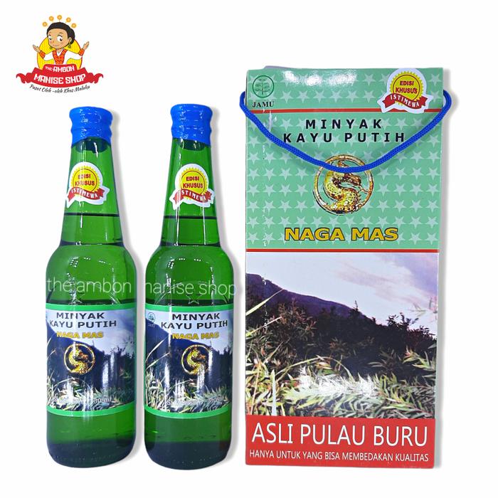 Minyak kayu putih Nagamas 330ml isi 2 bot