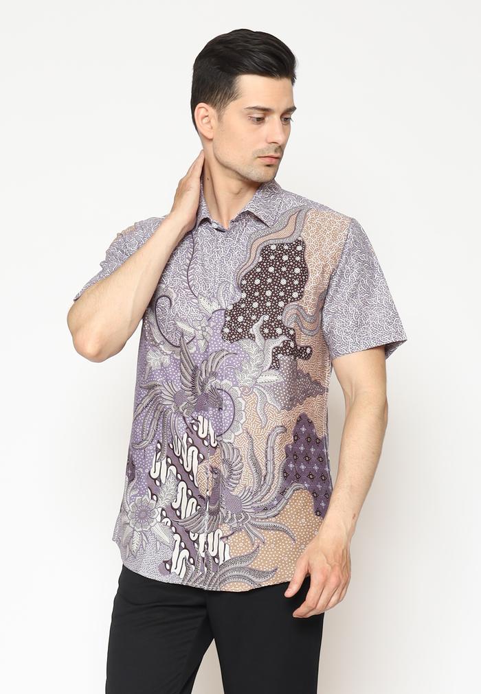 MAGINOT GUTAWA Batik Slim Fit Lengan Pendek