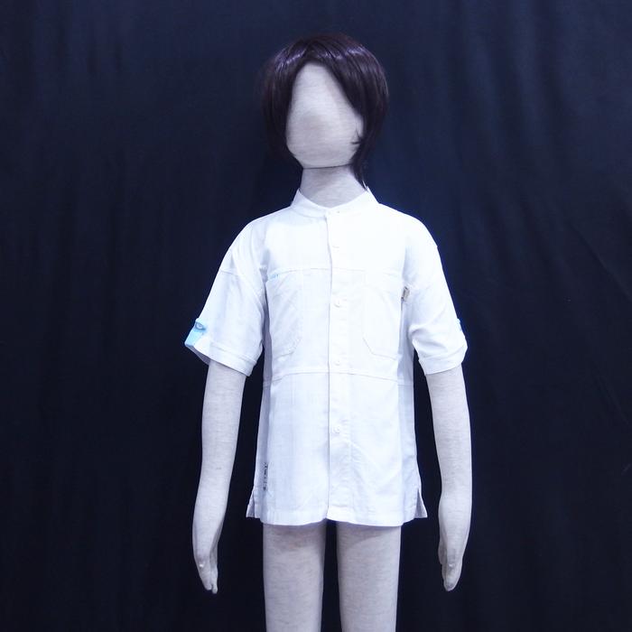 EG228 SIZE 130 KEMEJA POLOS PUTIH POPEYE ATASAN ANAK COWO SECOND