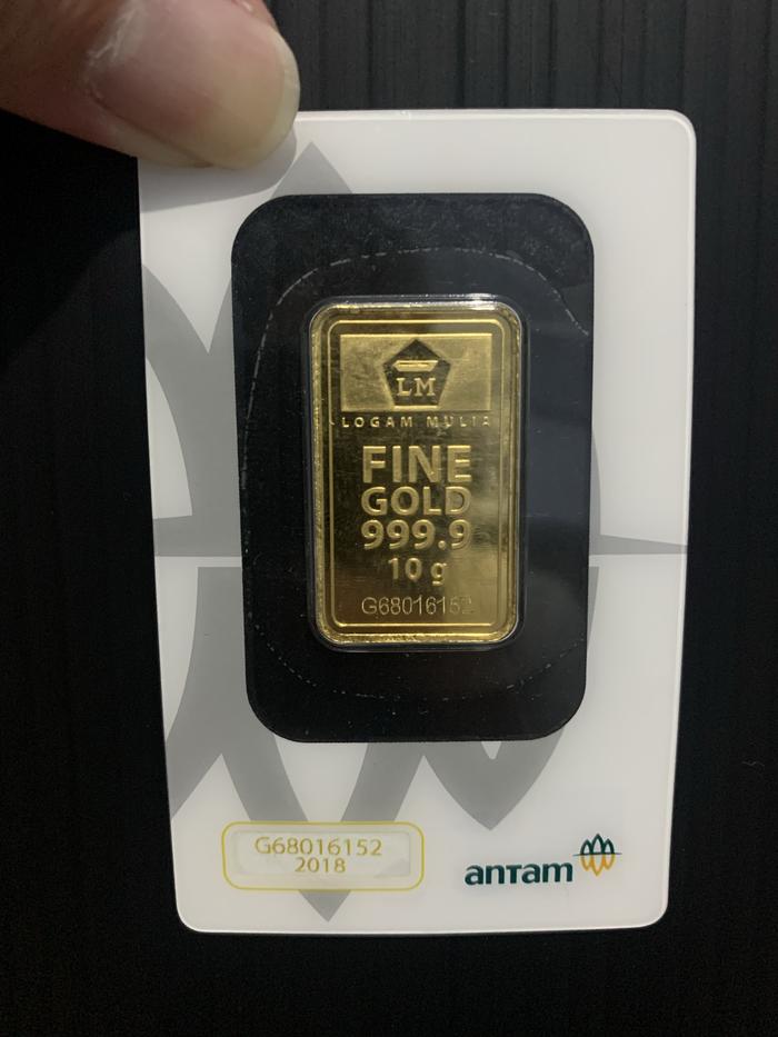 Antam 10 gr Certibol Asli