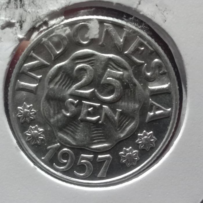 Koin 25 sen tahun 1957