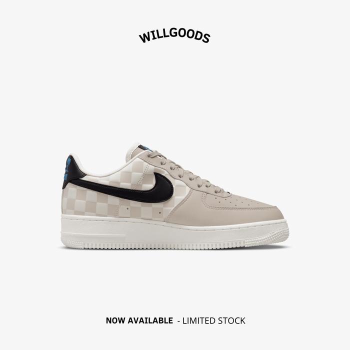 Nike Air Force 1 07 QS Cream II Sail Black Unisex Original Resmi BNIB