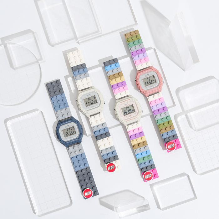 LEGO-Brick Watch/Jam Tangan Casio dg Strap dr Brick LEGO (Kode: aPCJ )