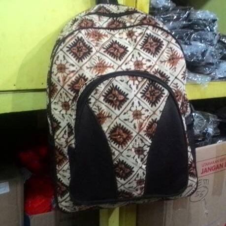 Tas Ransel Batik - Tas Backpack Jogja - Souvenir Jogja.