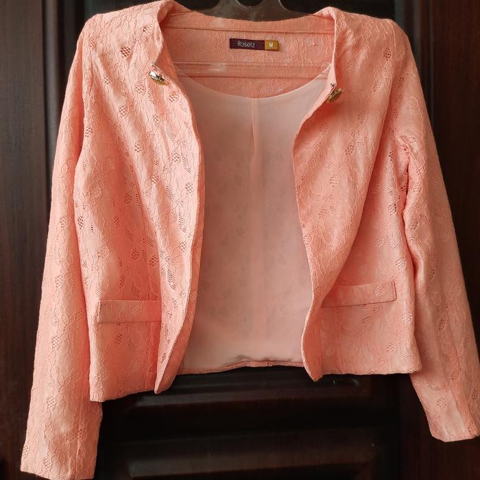 preloved cardigan brokat