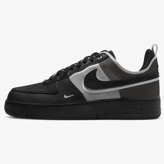 NIKE AIR FORCE 1 REACT MENS BLACK WHITE ORIGINAL