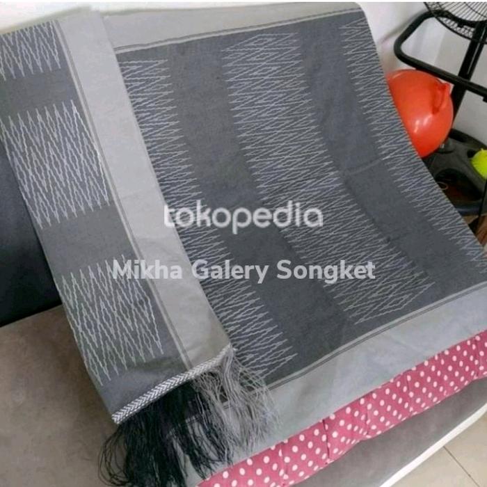 Songket Tarutung Abu Tua Mesin Sisi Abu Muda