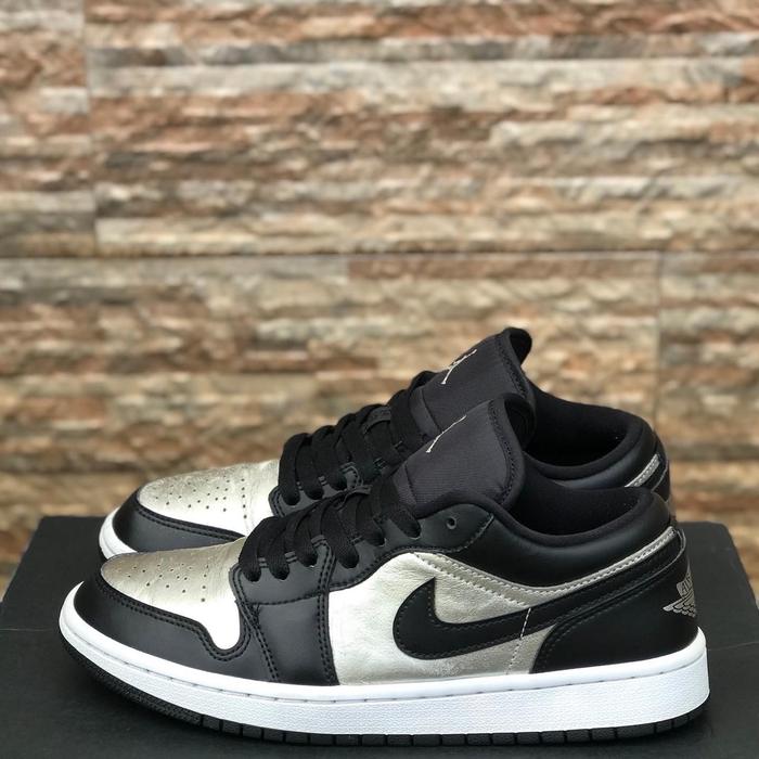 air jordan 1 low silver toe us 8W - eur 39 Authentic Original Sneakers