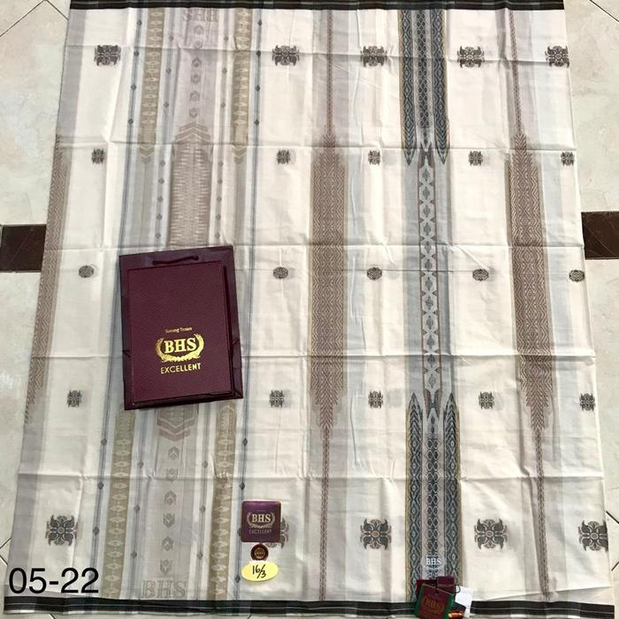 sarung bhs jgk jgt gold Motif Muslim Dewasa Katun Pria Hitam Putih Santri Wanita Batik