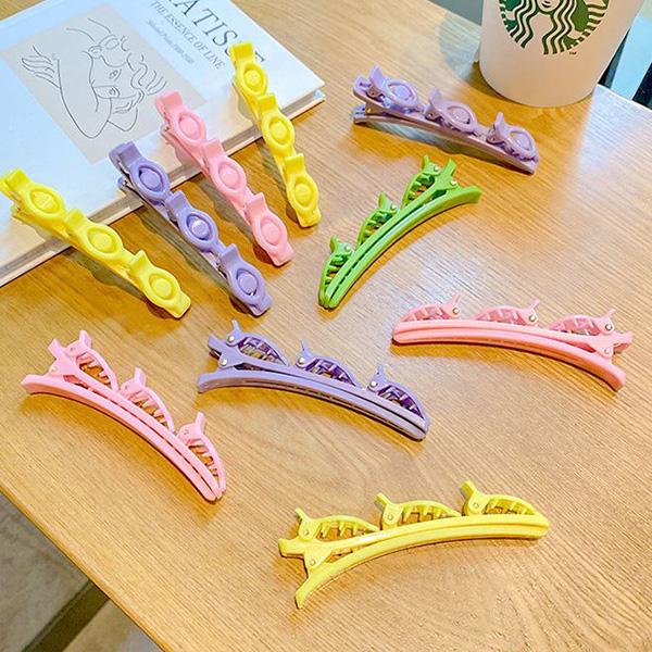 jepit rambut anak-anak color braided hairpin jje084
