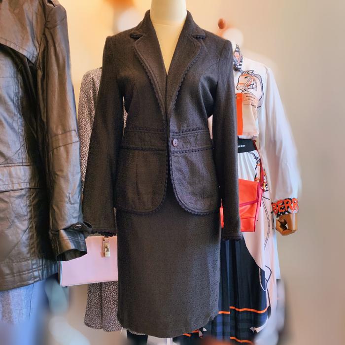 set blazer rok the executive preloved second PL original ori XS to S