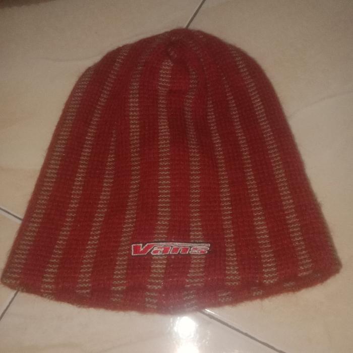 Beanie Hat VANS Maroon Second Branded ORIGINAL