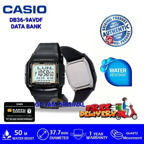 CASIO DB-36-9AVDF DB36-9A DB 36 9A JAM TANGAN ORIGINAL DATA BANK