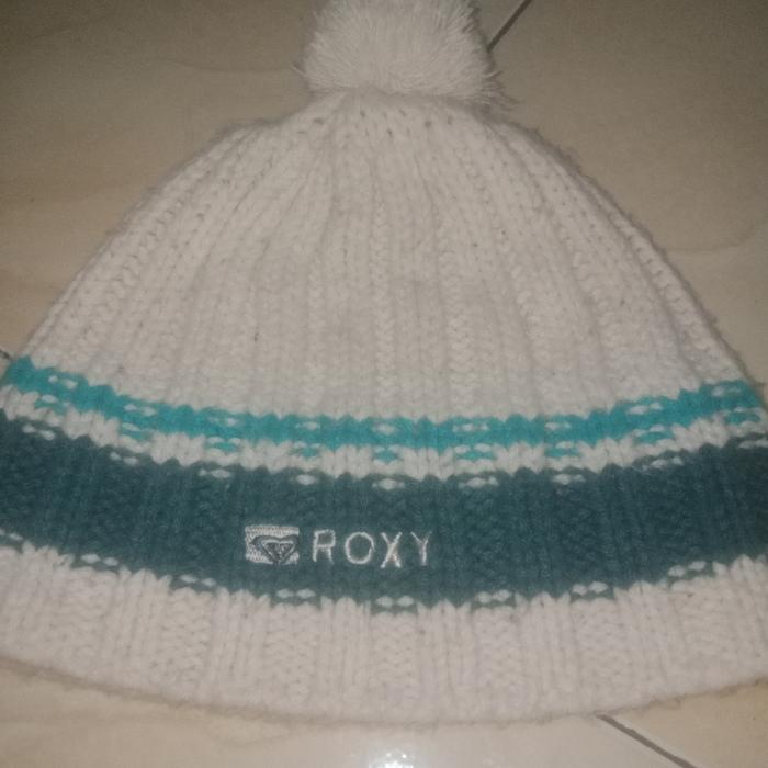 Beanie Hat ROXY white second branded Original