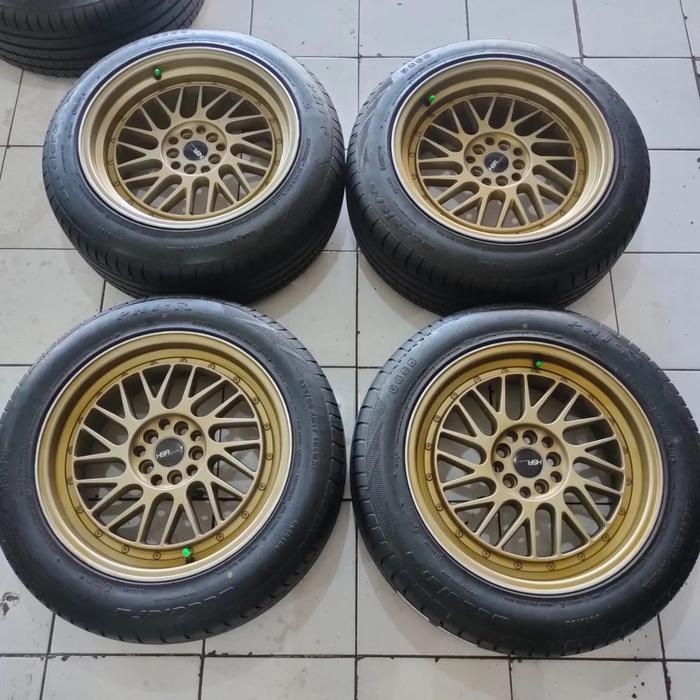 velg BBS LM R17 pcd 5x100/114 + ban untuk Camry, Accord, Civic, inova
