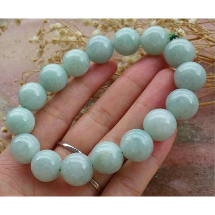 GELANG BATU NATURAL GIOK BURMA GRADE A (HIGH QUALITY) 100% ORI