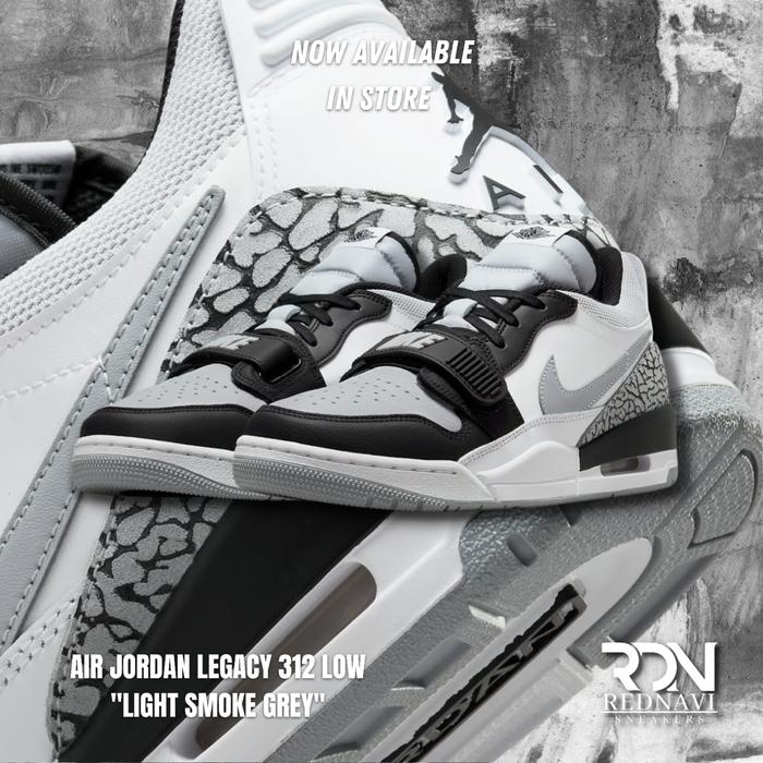 Nike Air Jordan Legacy 312 Low White Smoke Grey Original