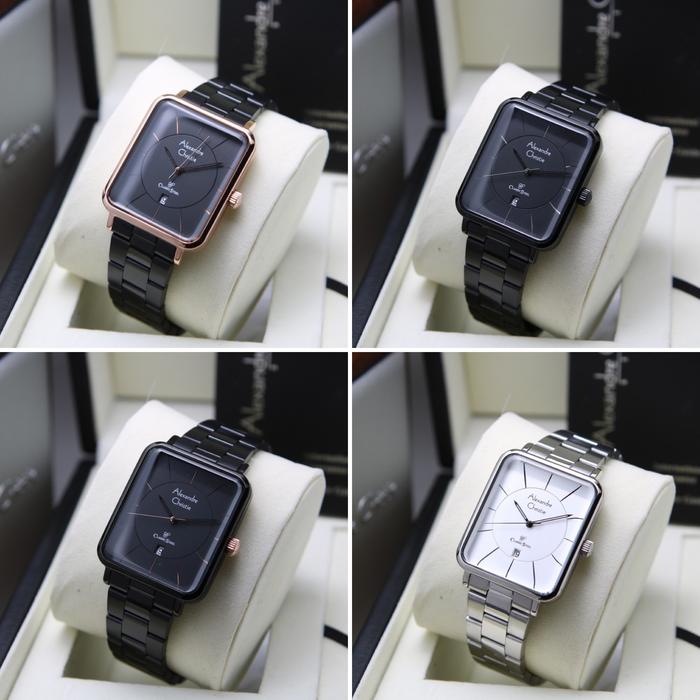 [ ORIGINAL ] Jam Tangan Pria Alexandre Christie 8662 AC 8662 MD Rantai