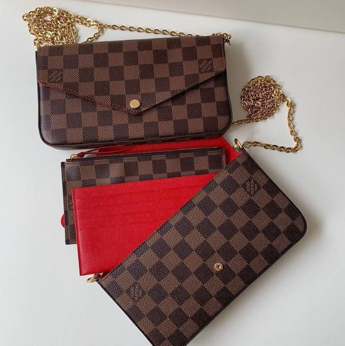 Lv felice damier woc