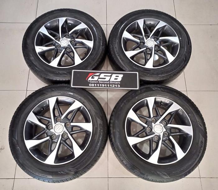 Velg Mobil Seken Oem Ertiga Ring 15 Hole 5x114,3 + Ban 185 65 R15