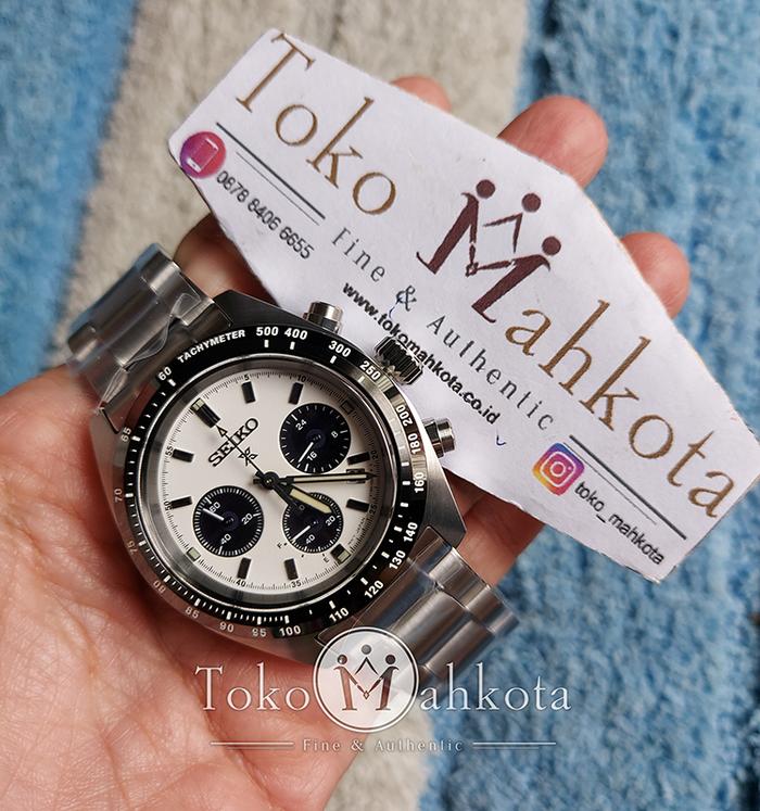 Seiko Panda Solar Chronograph SSC813 / SSC813P1 ORIGINAL RESMI