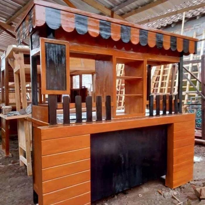 Gerobak booth mie ayam bakso / rombong mie ayam bakso custom