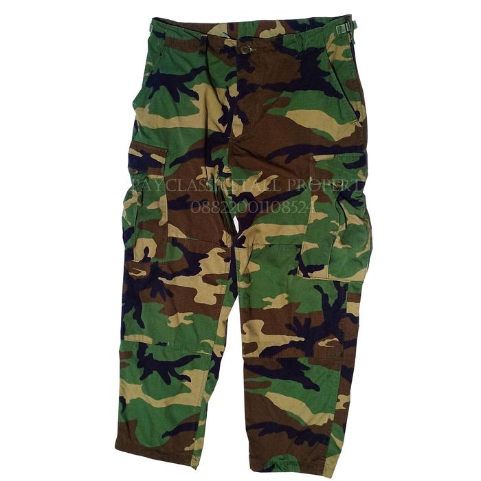 CELANA US ARMY BDU WOODLAND PANTS UNIFORM WINTER WEIGHT USED