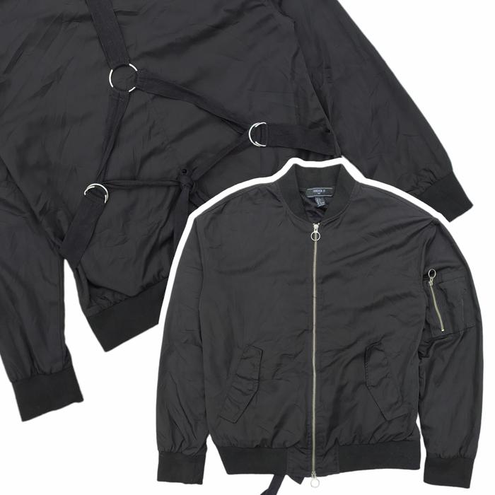 Forever21 Bondage Bomber Jacket | Uniqlo Helmut Lang Alpha Industries