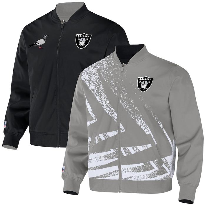 STAPLE X NFL LAS VEGAS RAIDERS VARSITY JACKET ORIGINAL