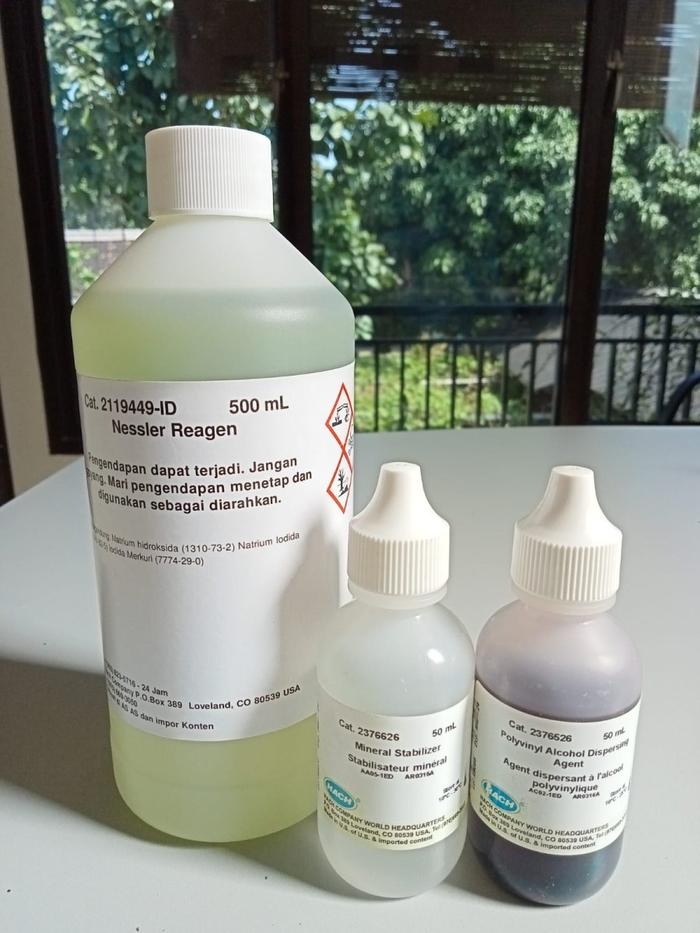 HACH 2458200 Nitrogen Ammonia Reagent Set Nessler
