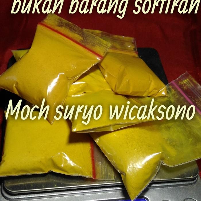 Bubuk Warangan Keris 10 Gram Ready Batu Meteor Besi Badar emas Gelang
