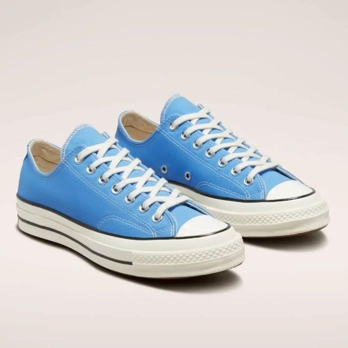 CONVERSE 70s RECYCLED CANVAS OX - UNIVERSITY BLUE/EGRET/BLACK