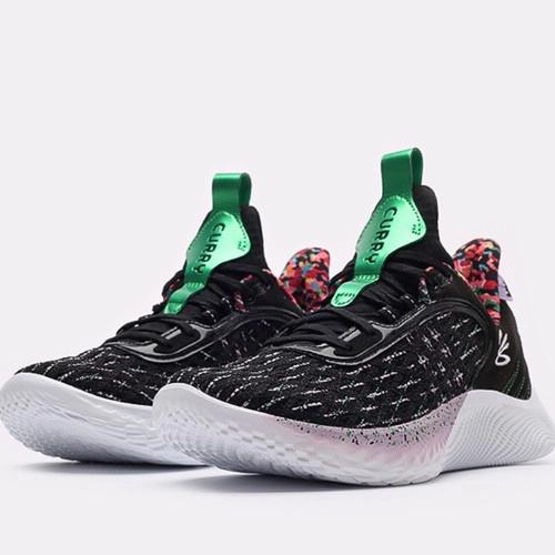 Sepatu Basket Underarmou Curry 9 Flow Count It Black High