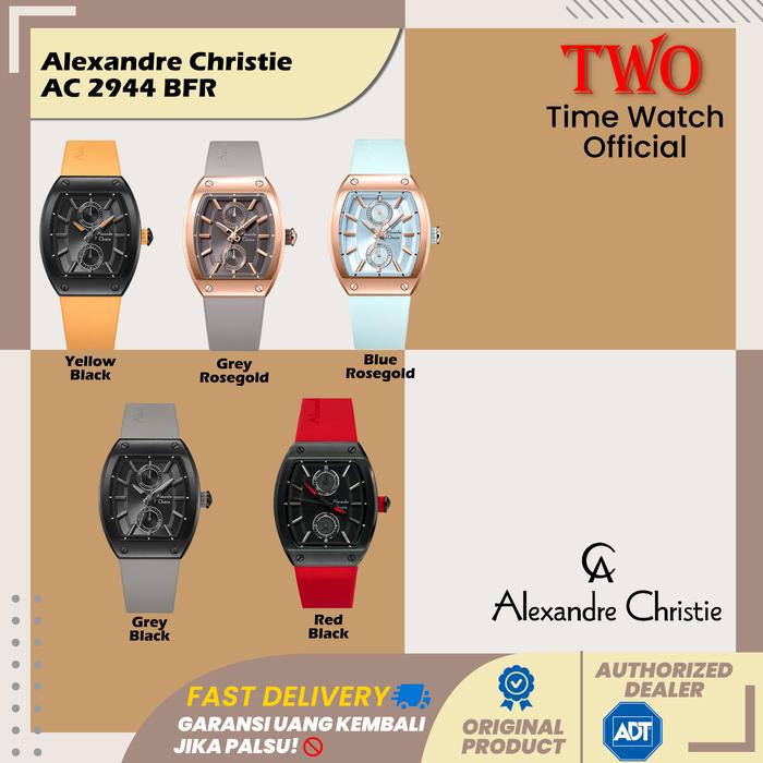 Alexandre Christie Wanita AC 2944 BF AC 2944 AC2944BF Rubber Strap