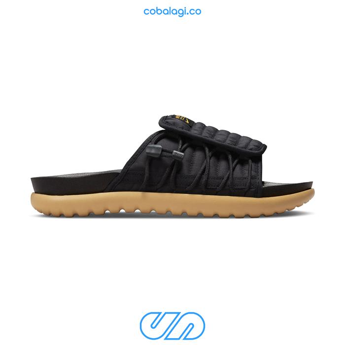 NIKE Asuna Slide Black Gum Sanded Gold - Sandal Nike Original Resmi