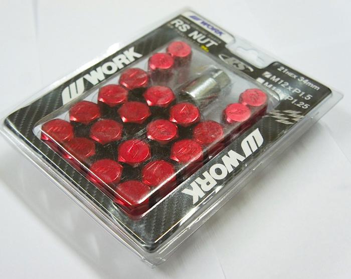 BAUD WORK RS NUTS JAPAN M12x1.5 U/ HONDA TOYOTA MAZDA
