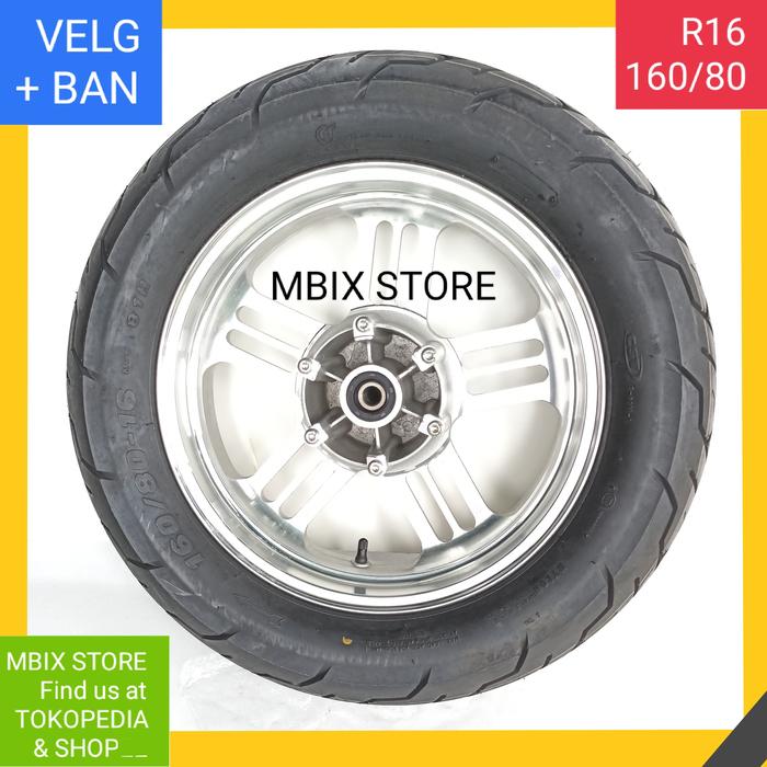 Velg Ring 16 + Ban Belakang 160/80 Regal Raptor Hunter