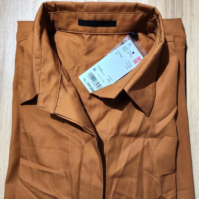 Uniqlo Mantel Kemeja Katun Wanita