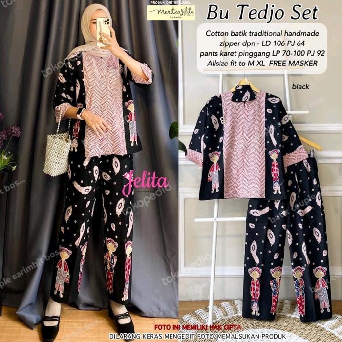 setelan baju wanita terbaru baju ori berlabel bu tedjo simbok jamu