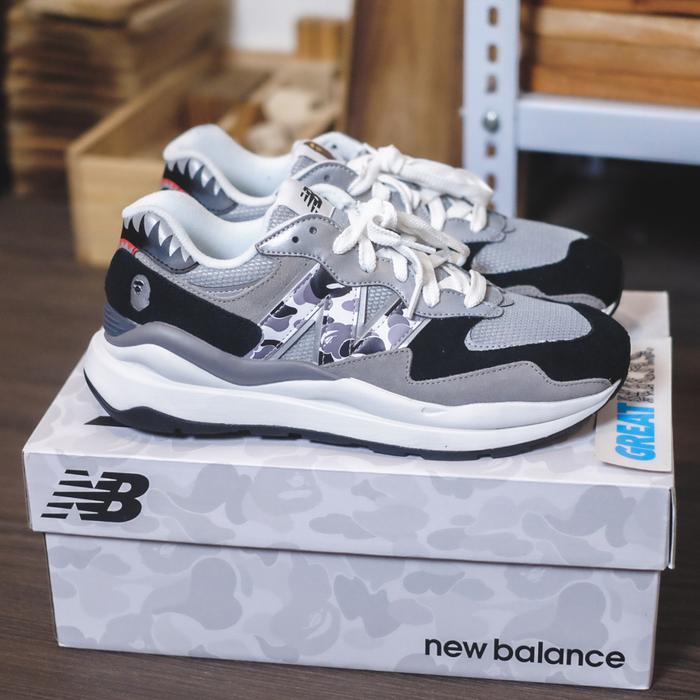 New Balance 5740 x Bape Camo Green Grey Original 100%