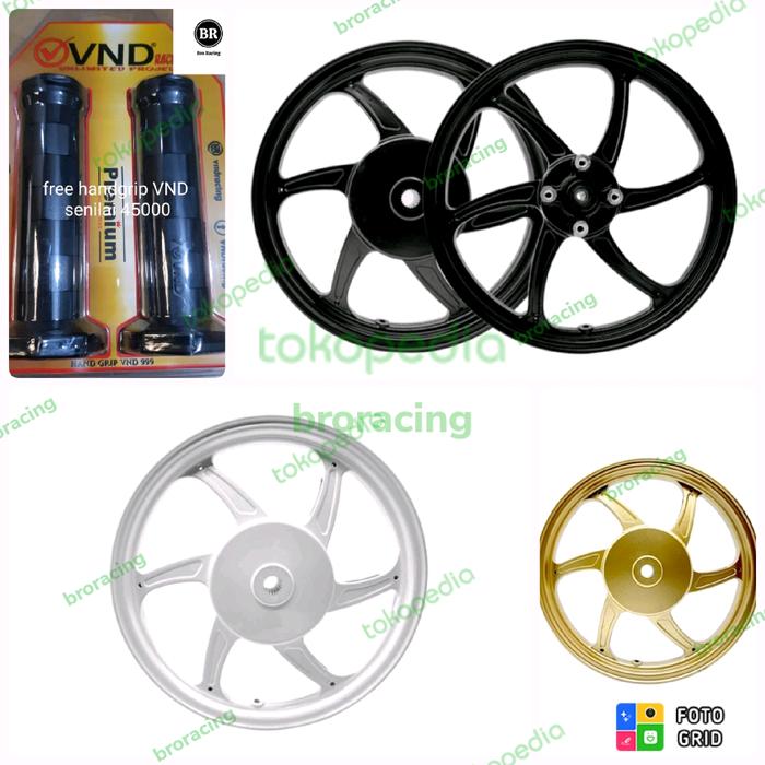 VELG RACING VND SIX STAR MIO M3/ MIO S / MIO GEAR/ MIO Z/ FINO 125