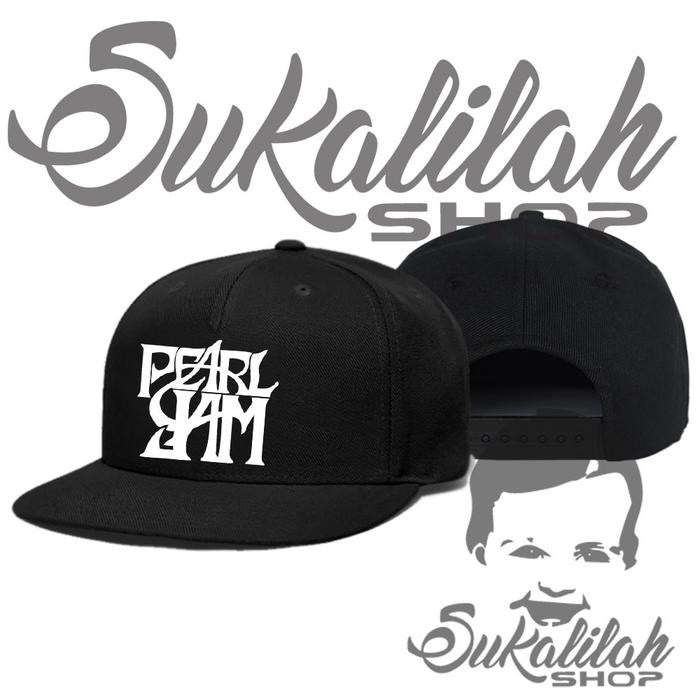 Topi pria snapback music all size premium pearl jam