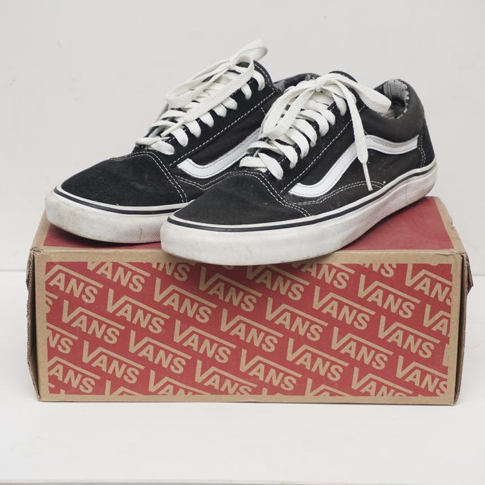 SECOND Vans OldSkool Black Size 8