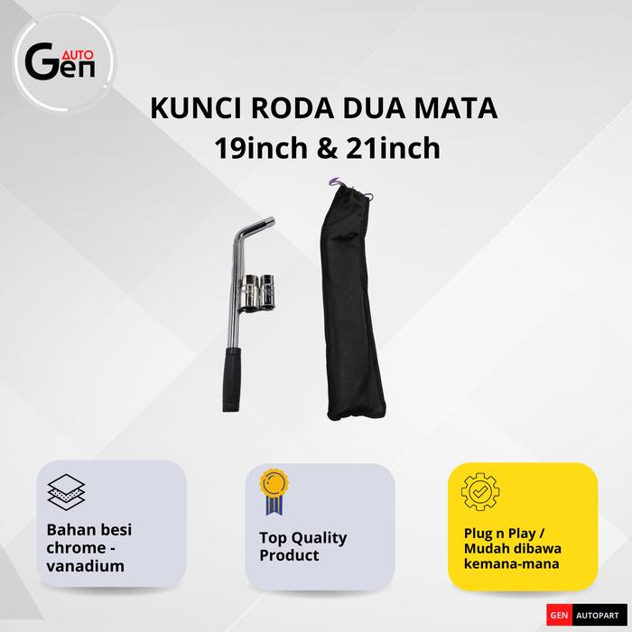 KUNCI RODA DUA MATA - 19inch & 21inch