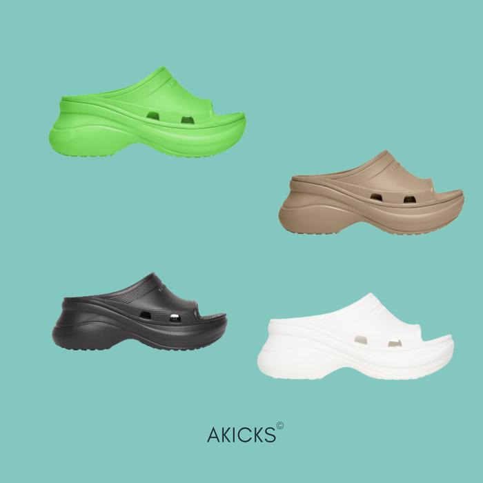 Balenciaga POOL CROCS SLIDE SANDAL // 100% Authentic