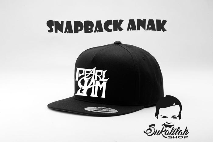 Topi snapback Anak music laki laki perempuan pearl jam